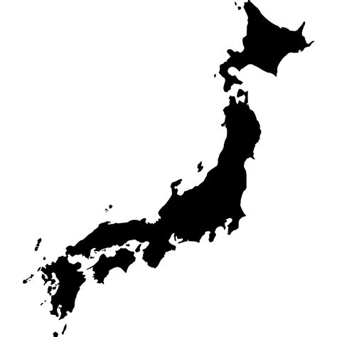 japan map outline png